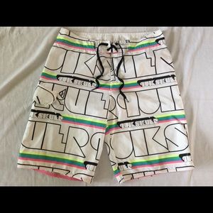 QUIKSILVER Color Block Spell Out Boardshorts 34